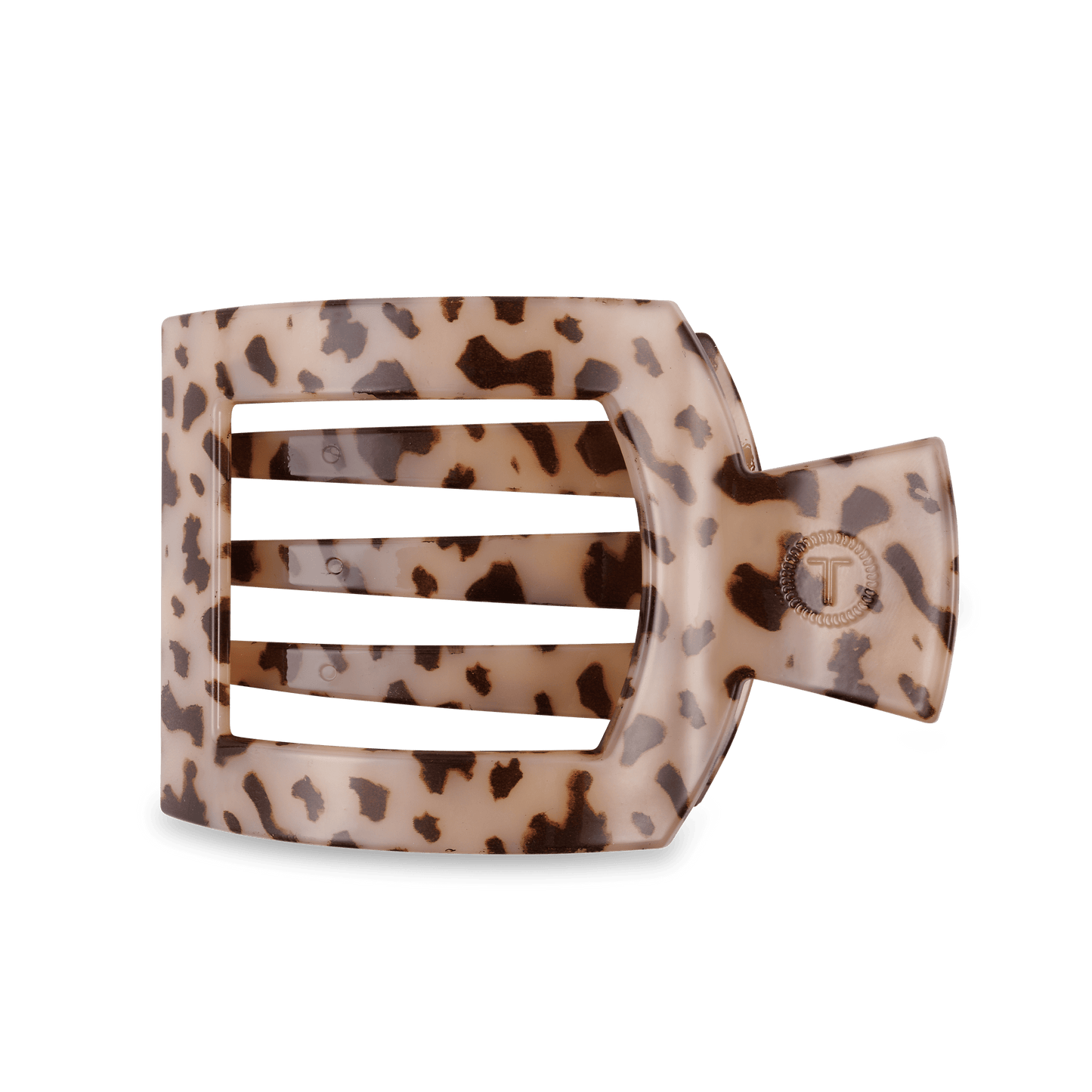 Blonde Tortoise Large Flat Square Hair Clip