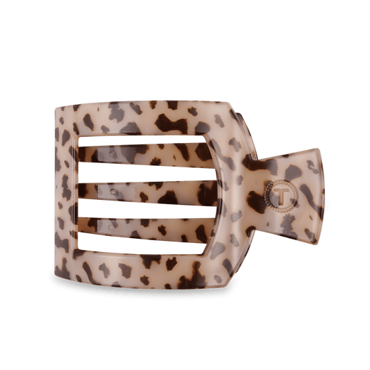 Blonde Tortoise Large Flat Square Hair Clip