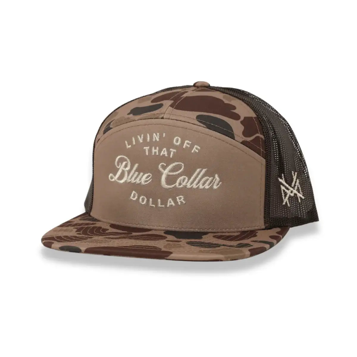 Blue Collar Dollar Snapback Hat