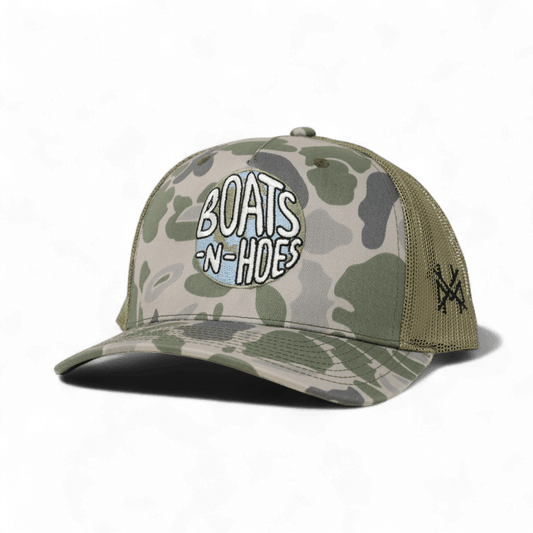 Boats N Hoes Snapback Hat