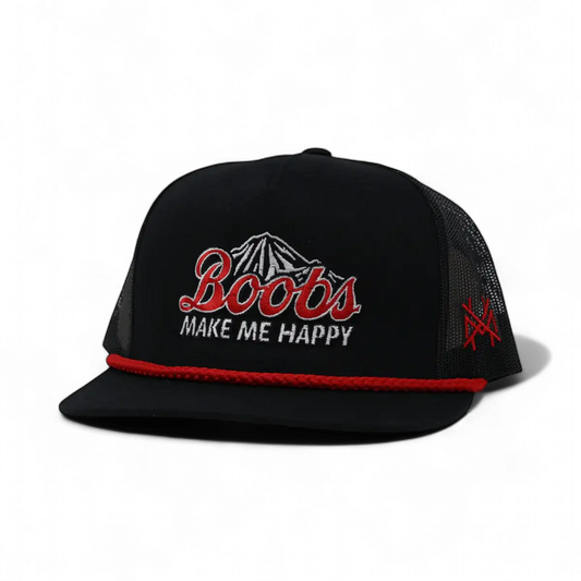 Boobs Make Me Happy Snapback Hat