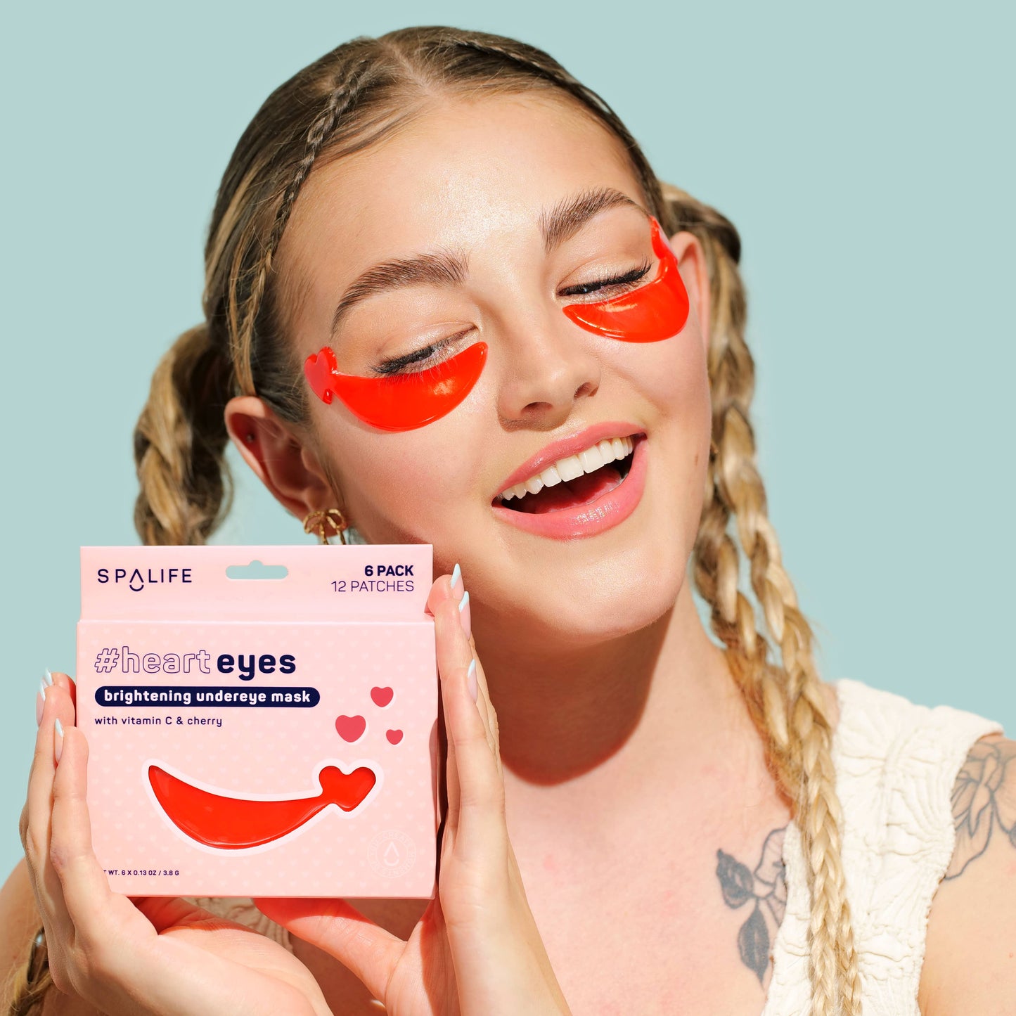 Valentines' Day #hearteyes Brightening Undereye Masks - 8 Pk