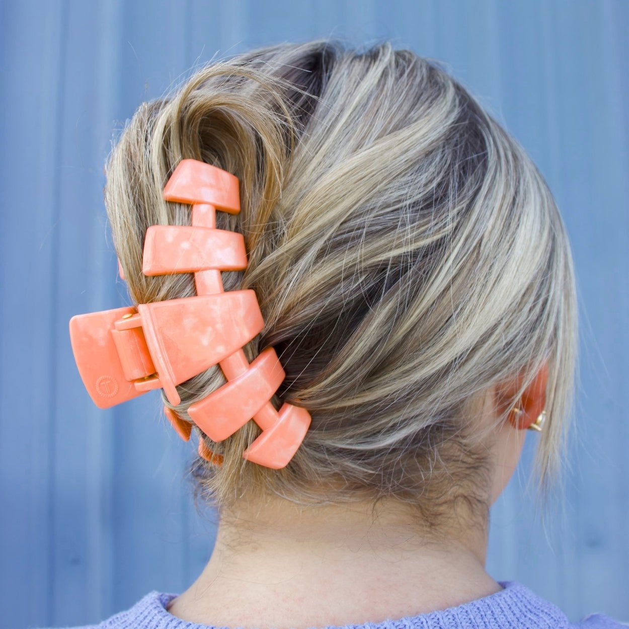 Classic Dreamsicle Large Claw Clip