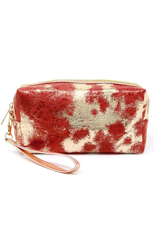 Lurex Ombre Gold/Silver Foiled Pouch