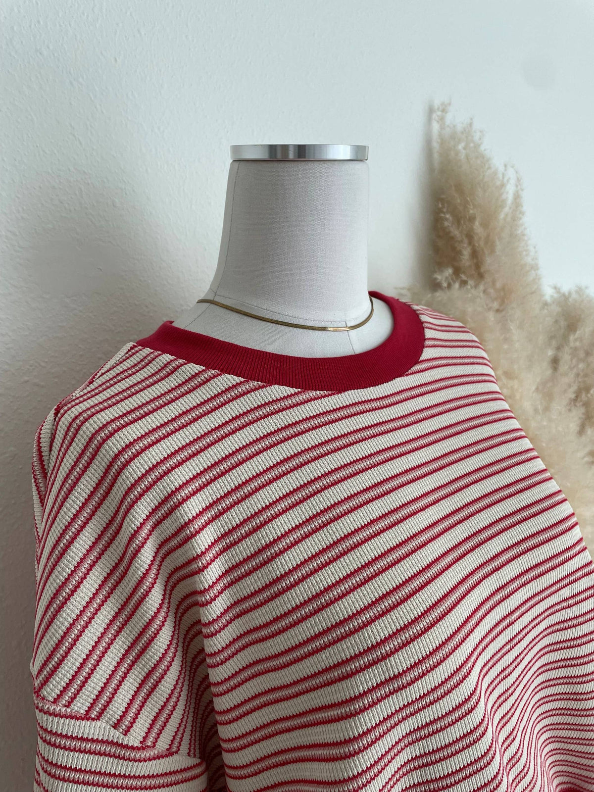 SHORT SLEEVE STRIPED TOP AND SHORTS SET