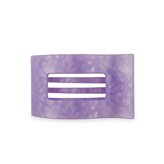 Lavender Mist Medium Flat Rectangle Hair Clip