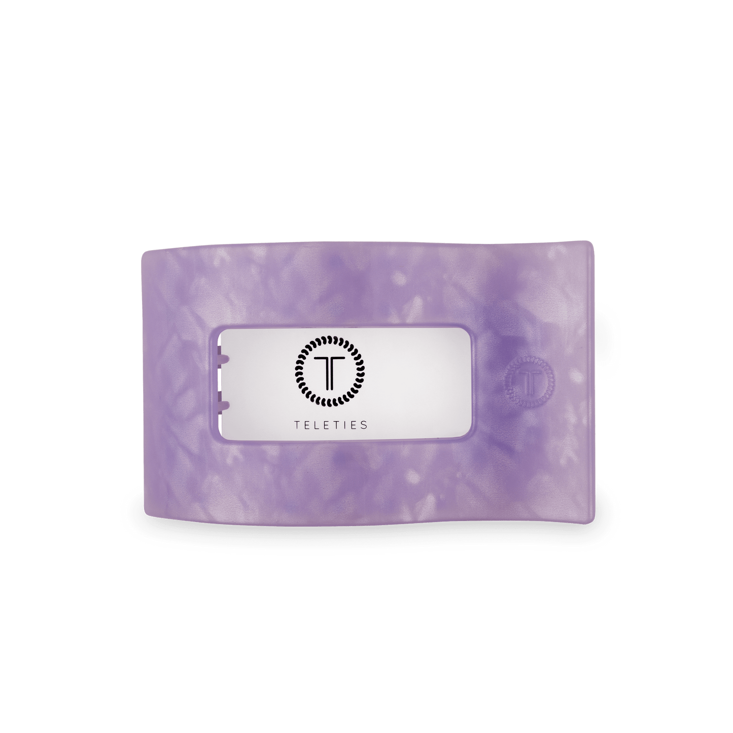 Lavender Mist Medium Flat Rectangle Hair Clip