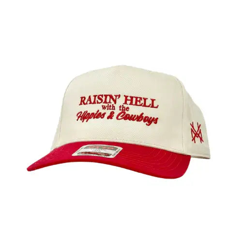 Raising Hell with the Hippies and Cowboys Snapback Hat