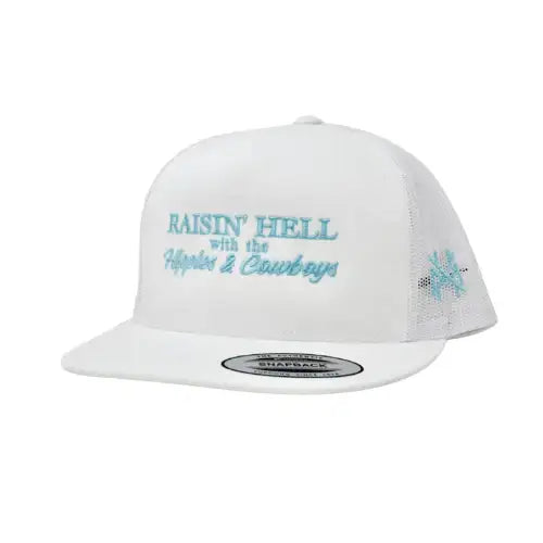 Raising Hell with the Hippies and Cowboys Snapback Hat