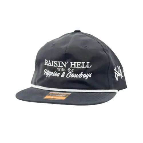 Raising Hell with the Hippies and Cowboys Snapback Hat
