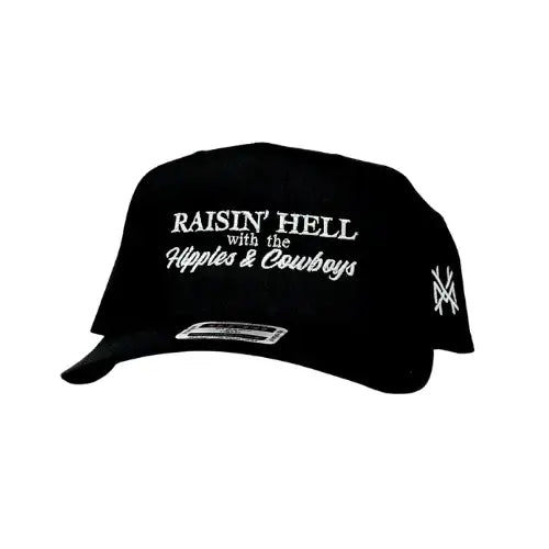 Raising Hell with the Hippies and Cowboys Snapback Hat